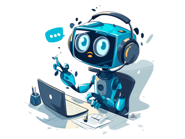 AI Assistant Illustration